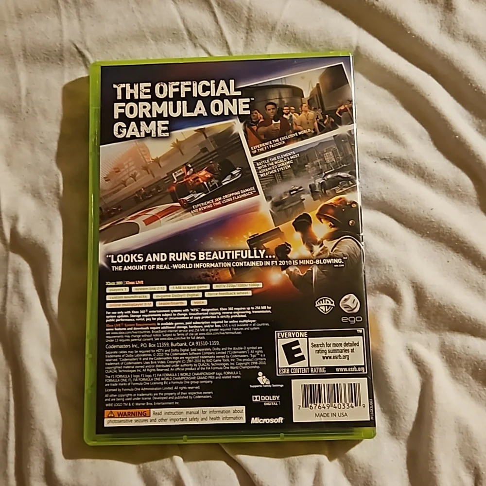 Codemasters used rated
